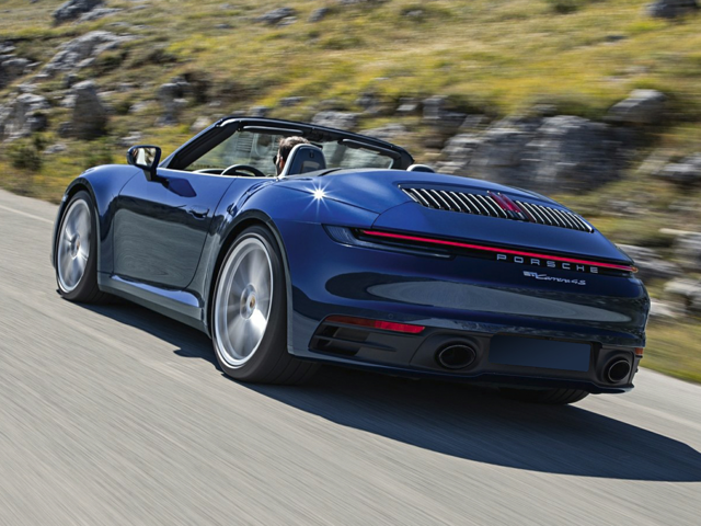 2024 Porsche 911 exterior in dark blue